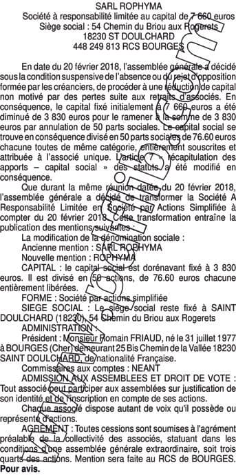 Contenu publication
