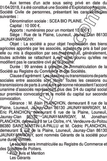 Contenu publication