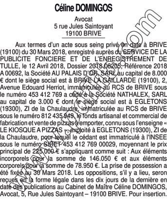 Contenu publication