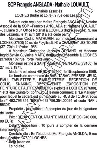 Contenu publication