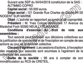Contenu publication