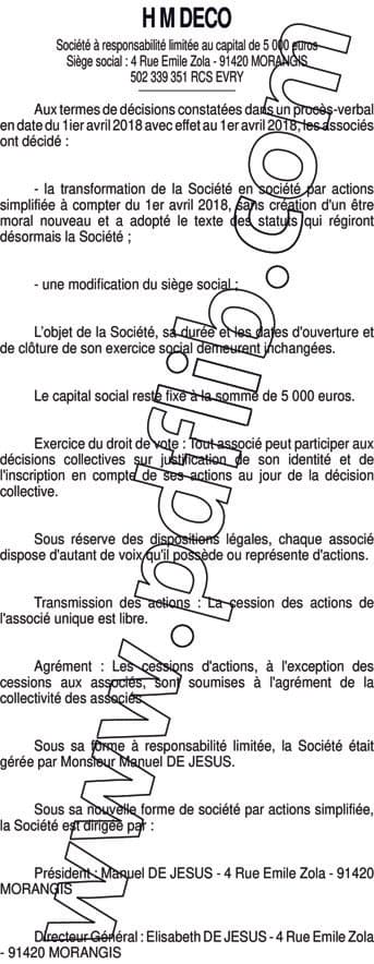 Contenu publication