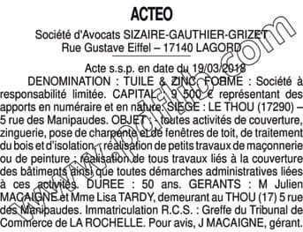 Contenu publication