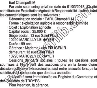 Contenu publication