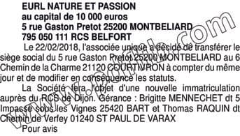 Contenu publication