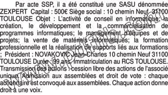 Contenu publication