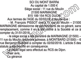 Contenu publication