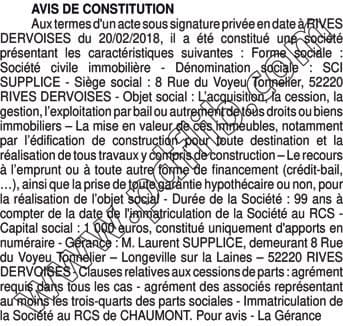 Contenu publication