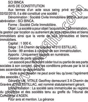 Contenu publication