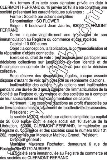 Contenu publication