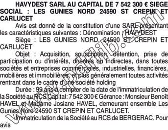 Contenu publication