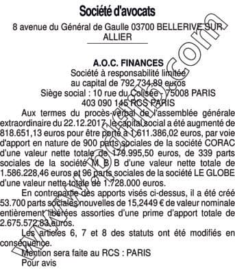 Contenu publication
