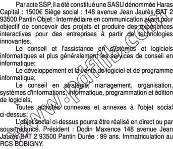 Contenu publication