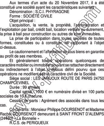 Contenu publication