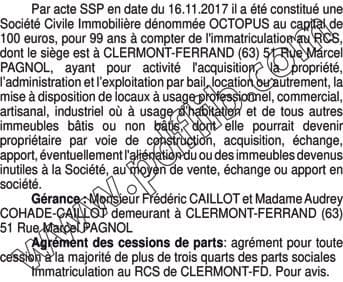 Contenu publication