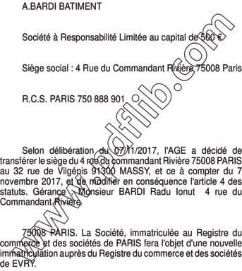 Contenu publication