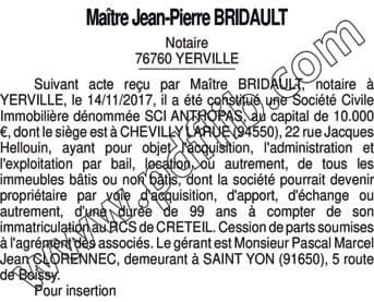 Contenu publication