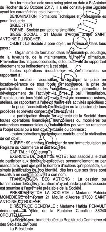 Contenu publication