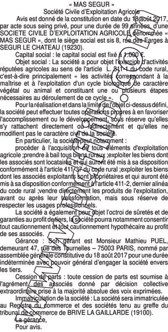 Contenu publication