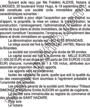 Contenu publication
