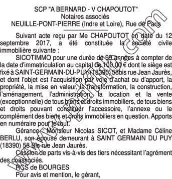 Contenu publication
