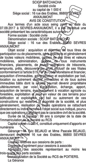 Contenu publication