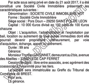 Contenu publication