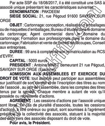 Contenu publication