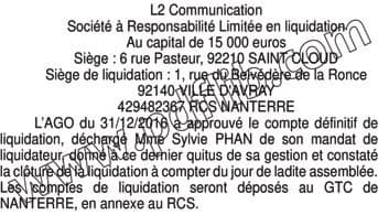 Contenu publication