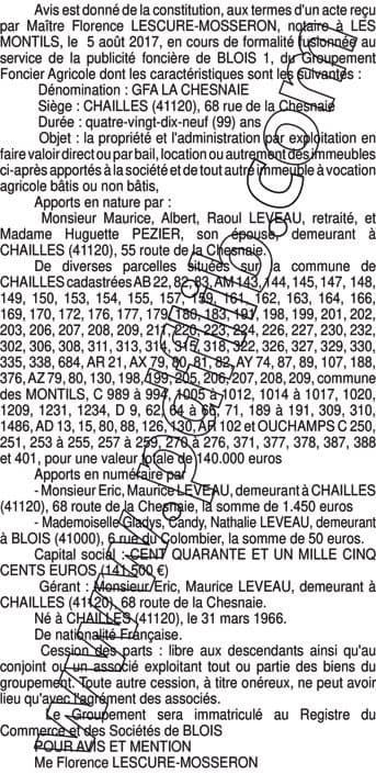 Contenu publication