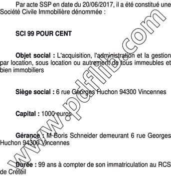 Contenu publication