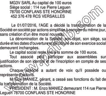 Contenu publication