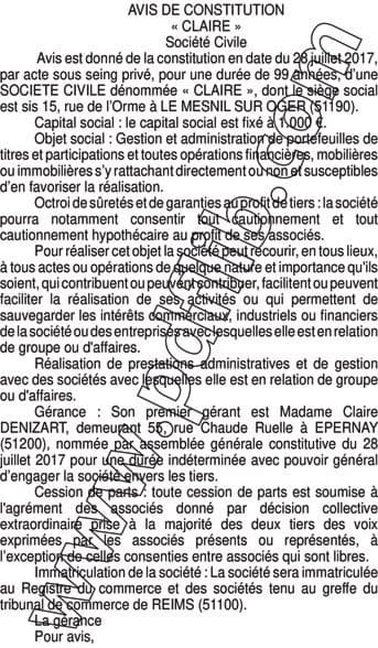 Contenu publication