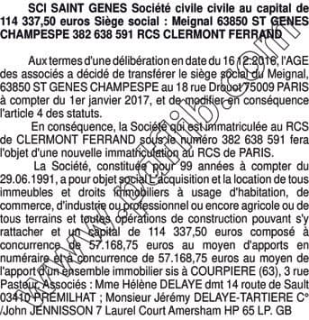 Contenu publication