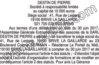Contenu publication