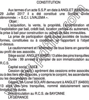 Contenu publication