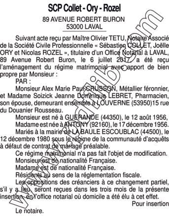 Contenu publication