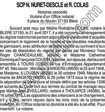 Contenu publication