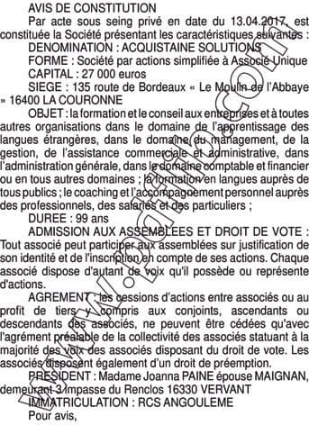 Contenu publication