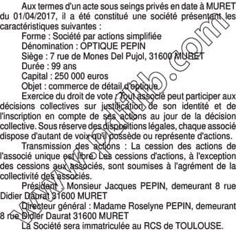 Contenu publication