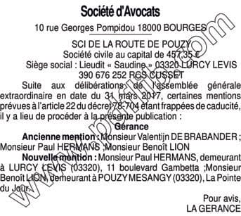 Contenu publication