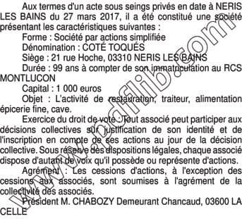 Contenu publication