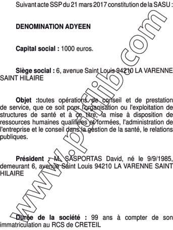 Contenu publication