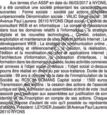 Contenu publication