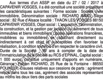 Contenu publication
