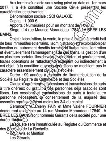 Contenu publication