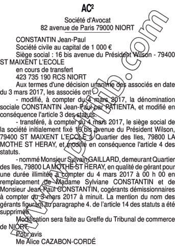 Contenu publication