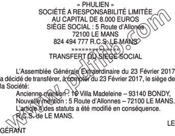 Contenu publication
