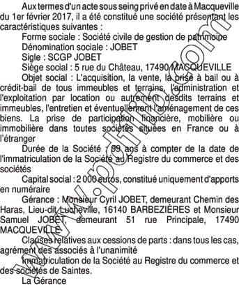 Contenu publication