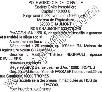 Contenu publication